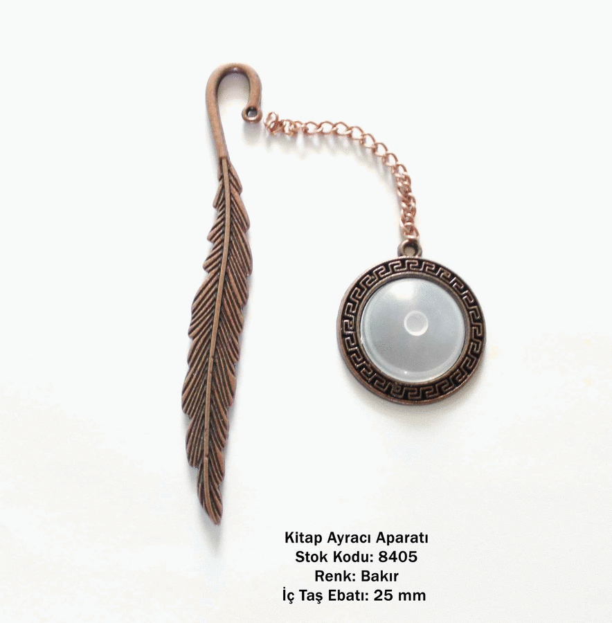 Kitap Ayracı Aparatı 8405 Bakır Kaplama