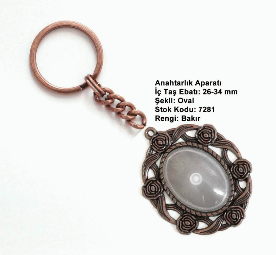 Anahtarlık Aparatı 7281 Bakır Kaplama