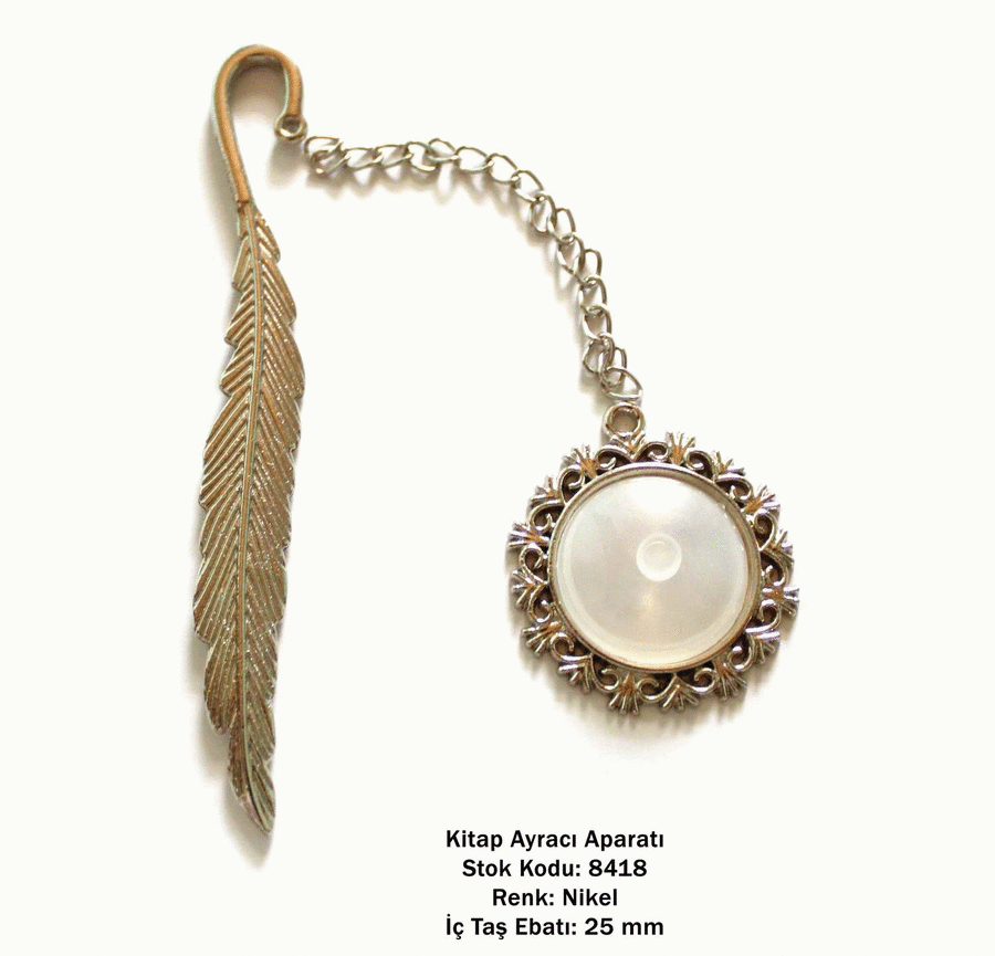 Kitap Ayracı Aparatı 8418 Nikel Kaplama