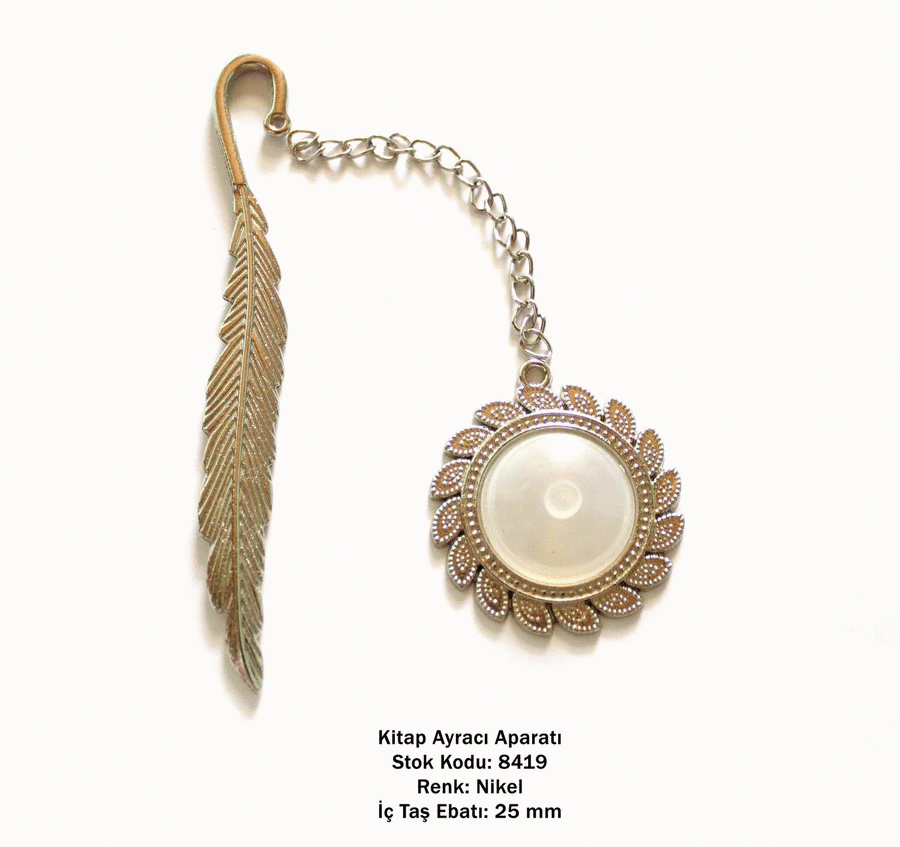 Kitap Ayracı Aparatı 8419 Nikel Kaplama