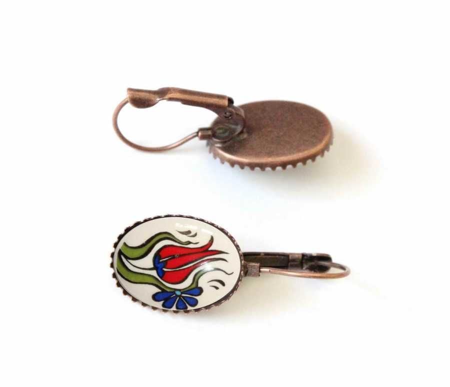 İlbay Çini Takı Küpe 6091DS020