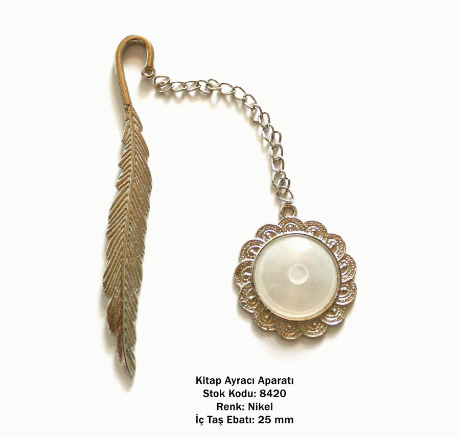 Kitap Ayracı Aparatı 8420 Nikel Kaplama