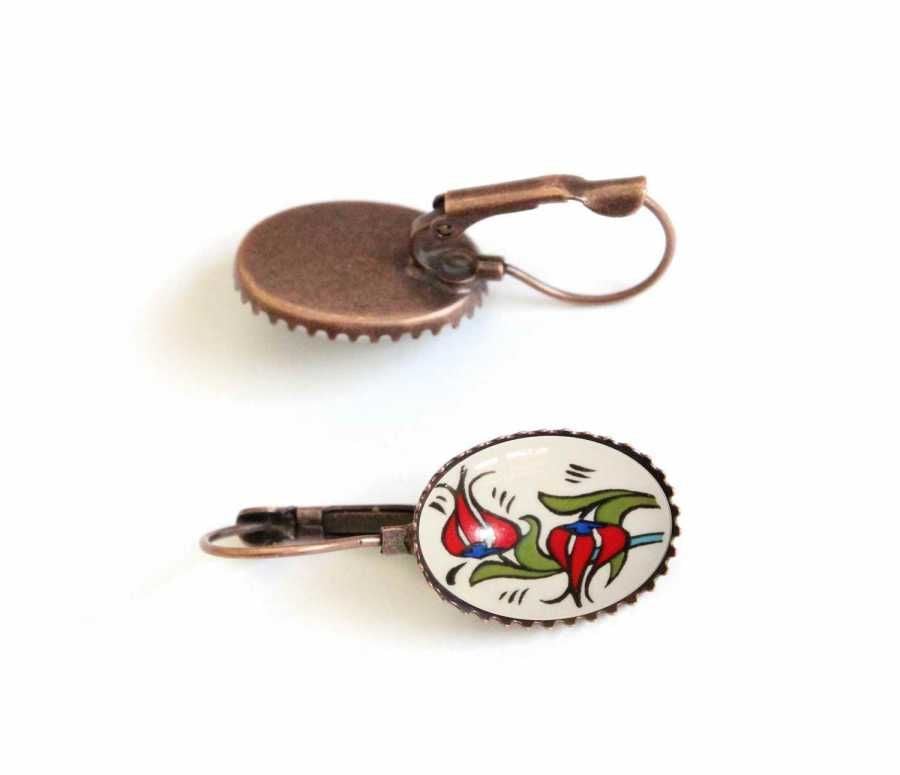 İlbay Çini Takı Küpe 6091DS021