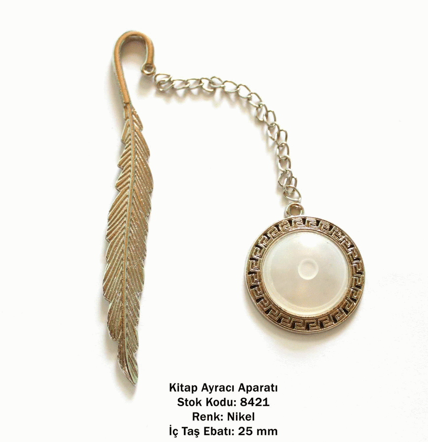 Kitap Ayracı Aparatı 8421 Nikel Kaplama