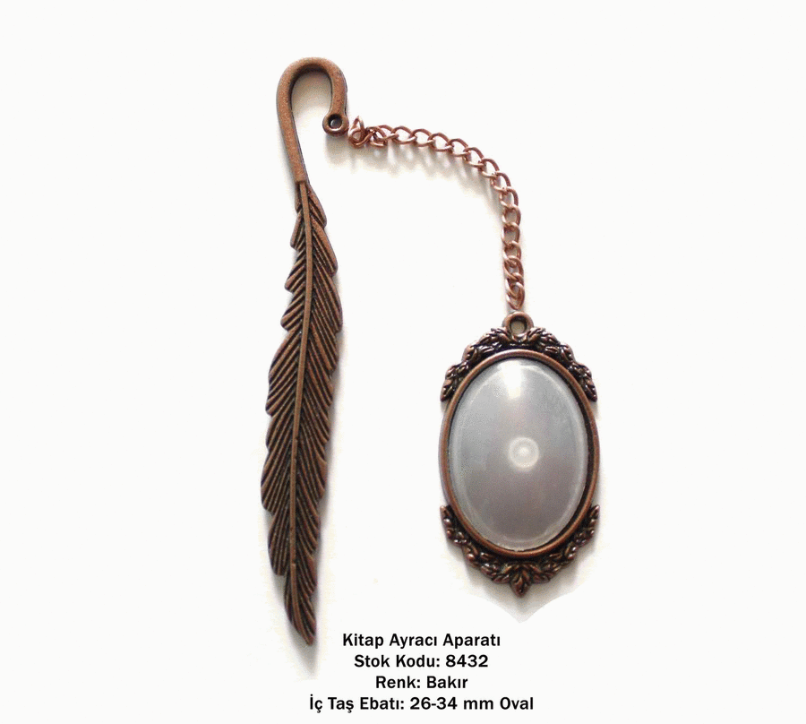 Kitap Ayracı Aparatı 8432 Bakır Kaplama