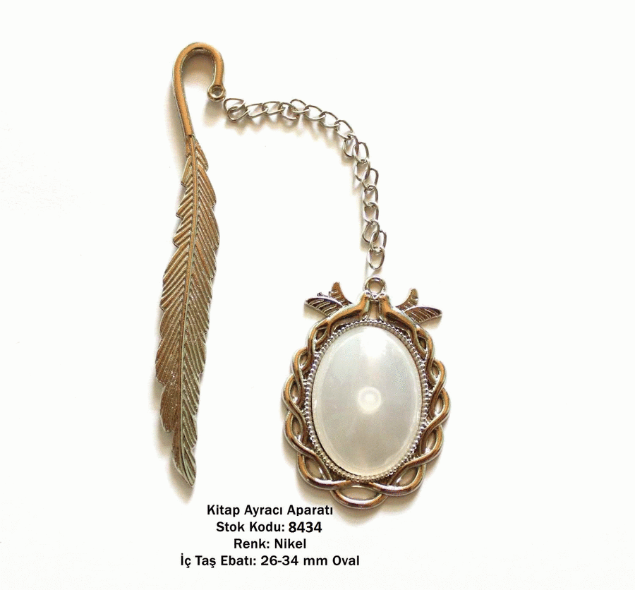 Kitap Ayracı Aparatı 8434 Nikel Kaplama