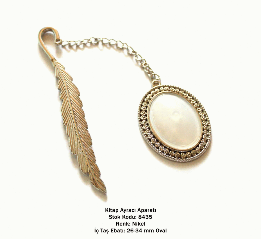 Kitap Ayracı Aparatı 8435 Nikel Kaplama