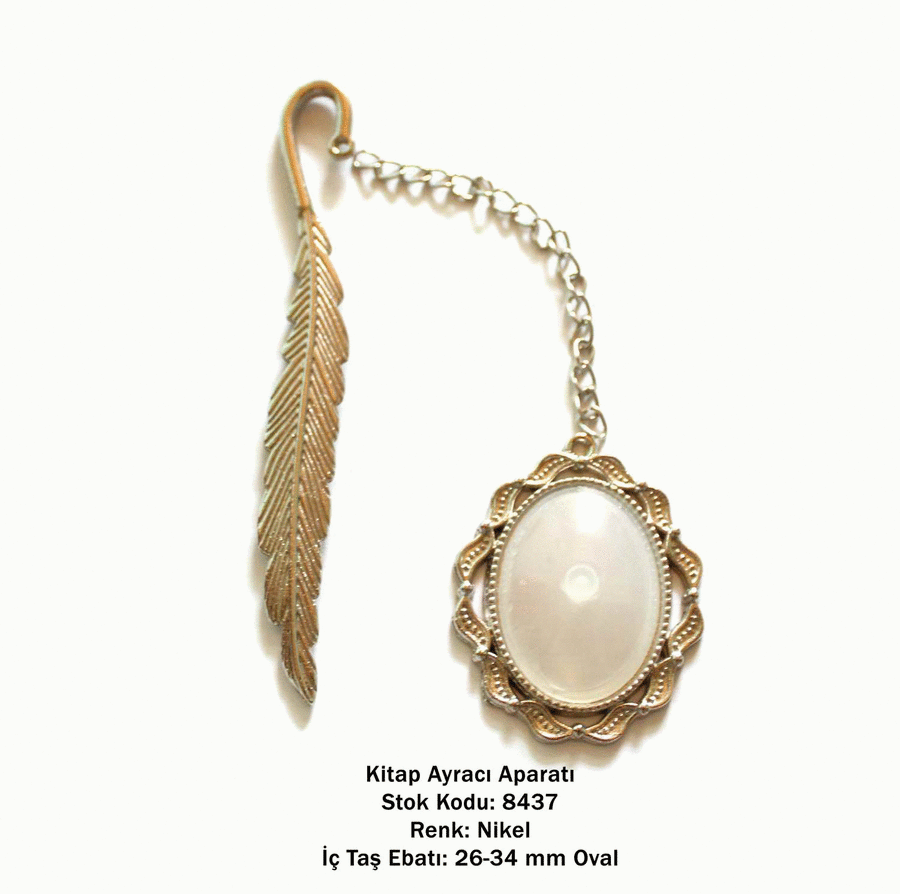 Kitap Ayracı Aparatı 8437 Nikel Kaplama