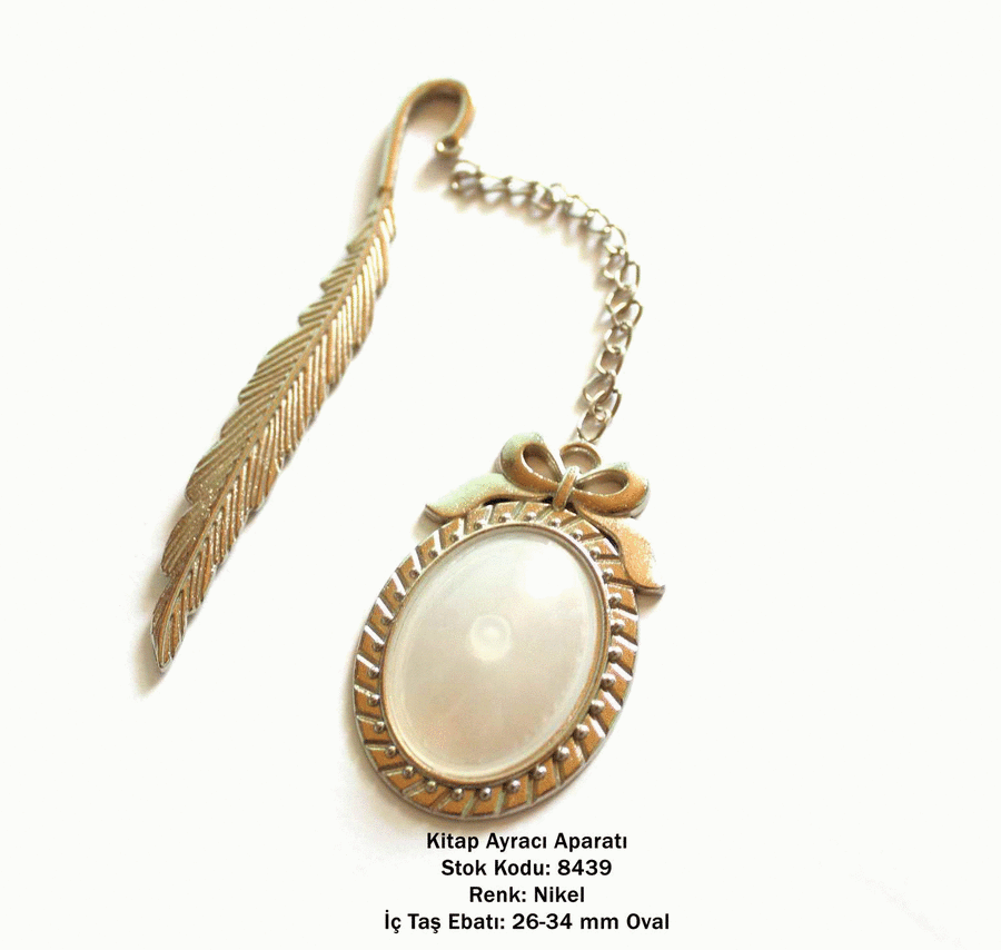 Kitap Ayracı Aparatı 8439 Nikel Kaplama