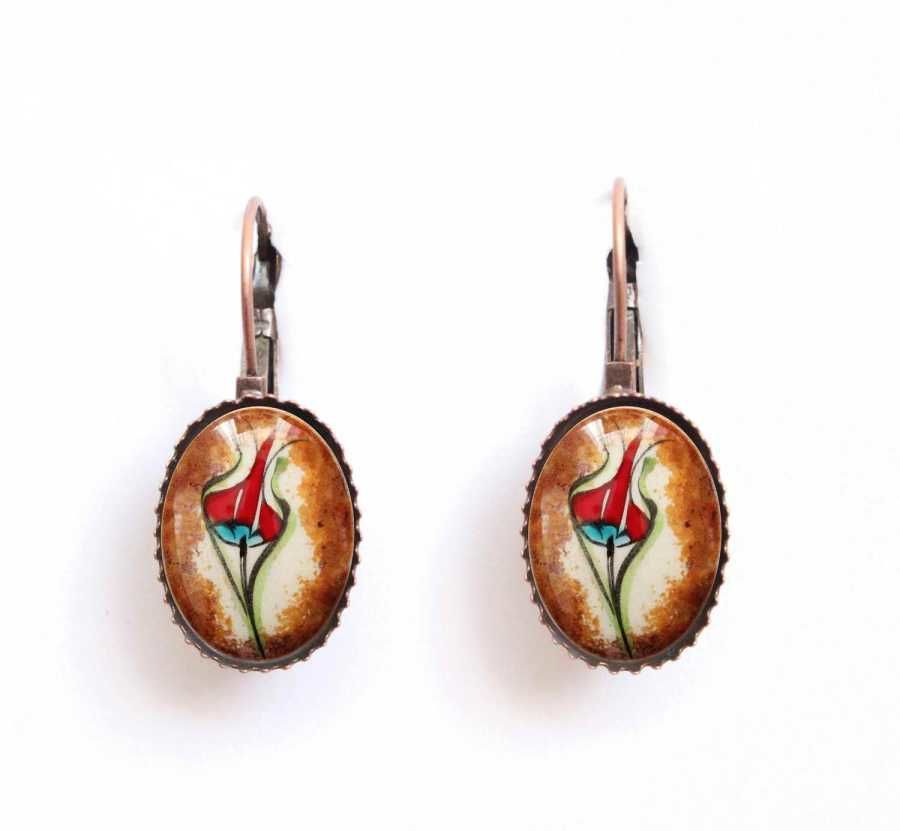 İlbay Çini Takı Küpe 6091DS411