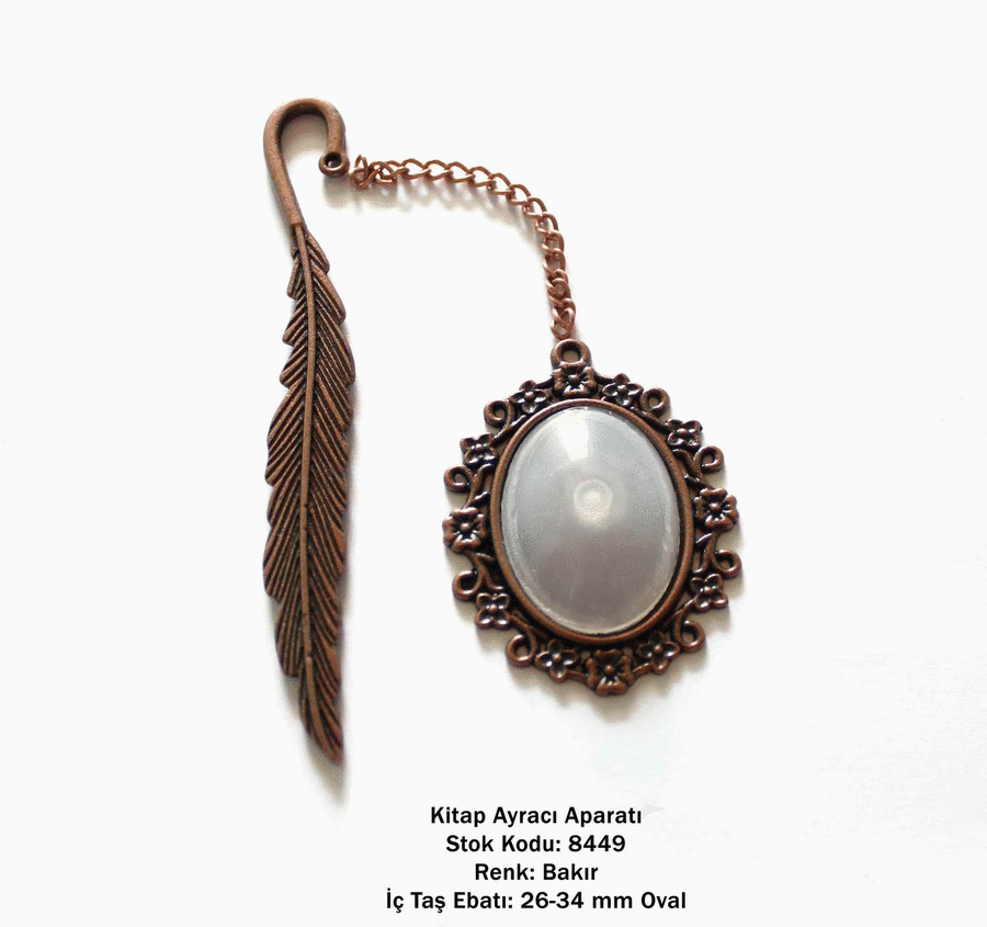 Kitap Ayracı Aparatı 8449 Bakır Kaplama