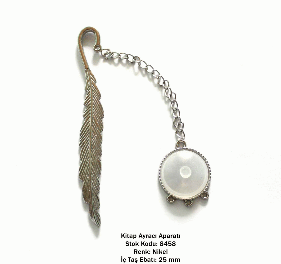 Kitap Ayracı Aparatı 8458 Nikel Kaplama