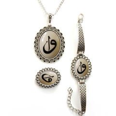 İlbay Çini Takı Kolye Bileklik Yüzük Seti 2305DS205