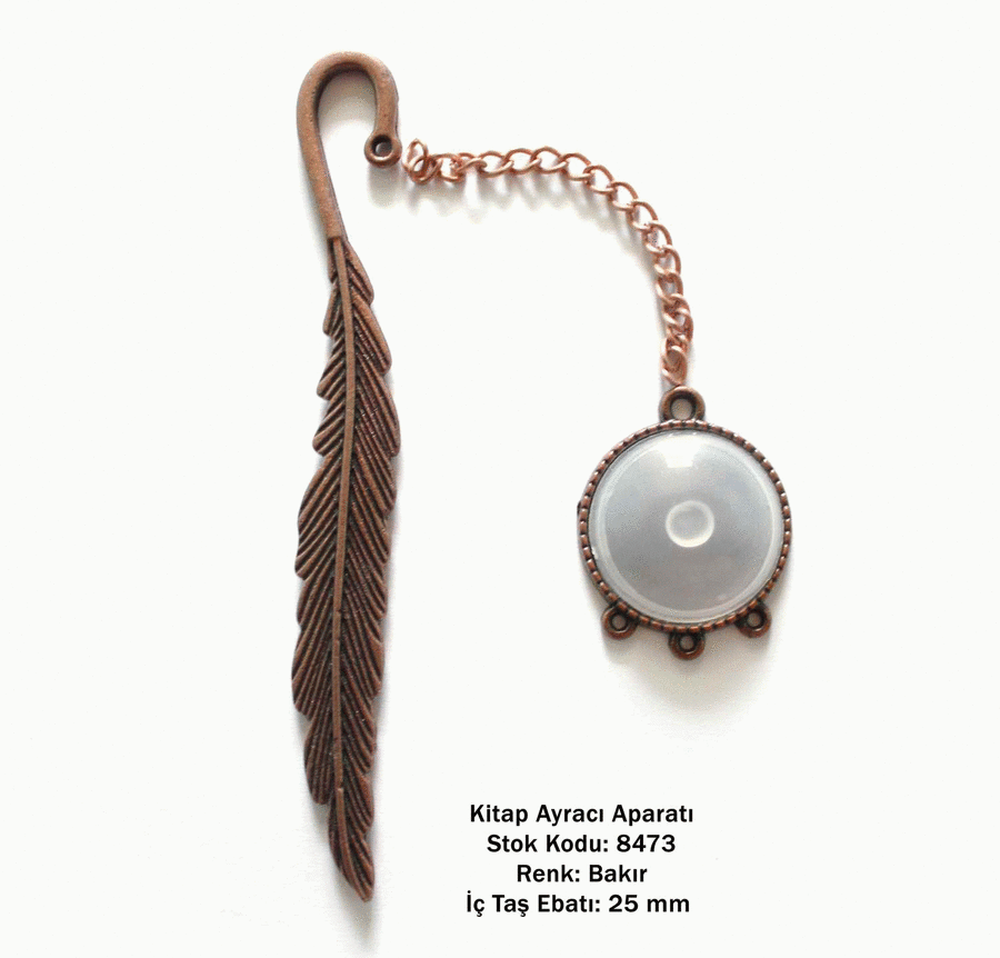 Kitap Ayracı Aparatı 8473 Bakır Kaplama