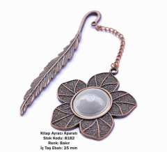 Kitap Ayracı Aparatı 8182 Bakır Kaplama