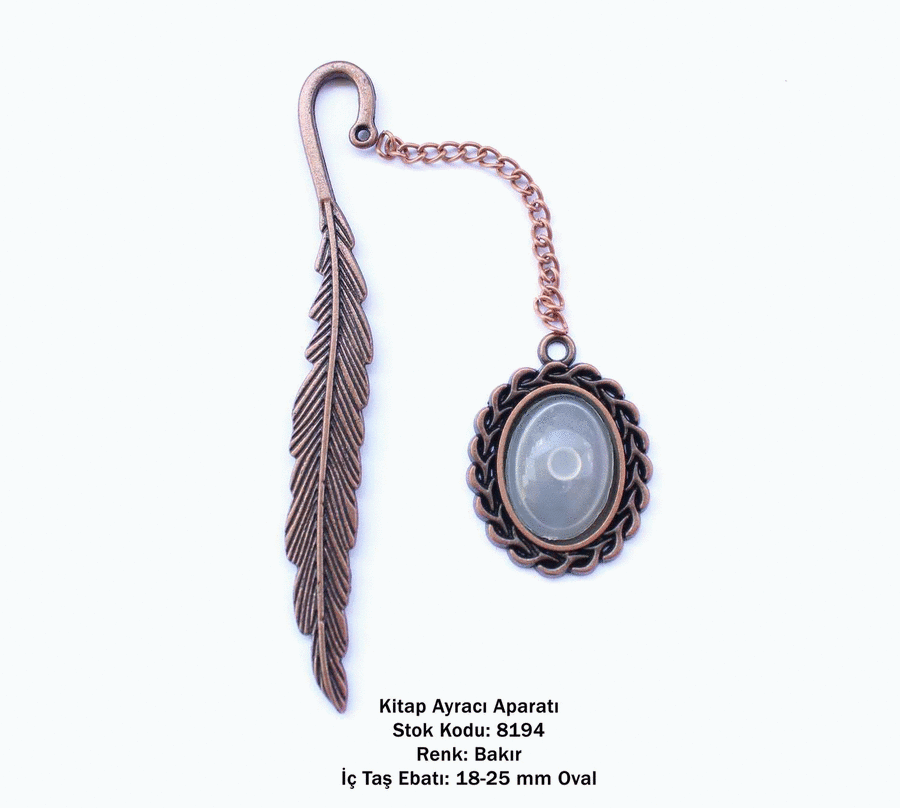 Kitap Ayracı Aparatı 8194 Bakır Kaplama