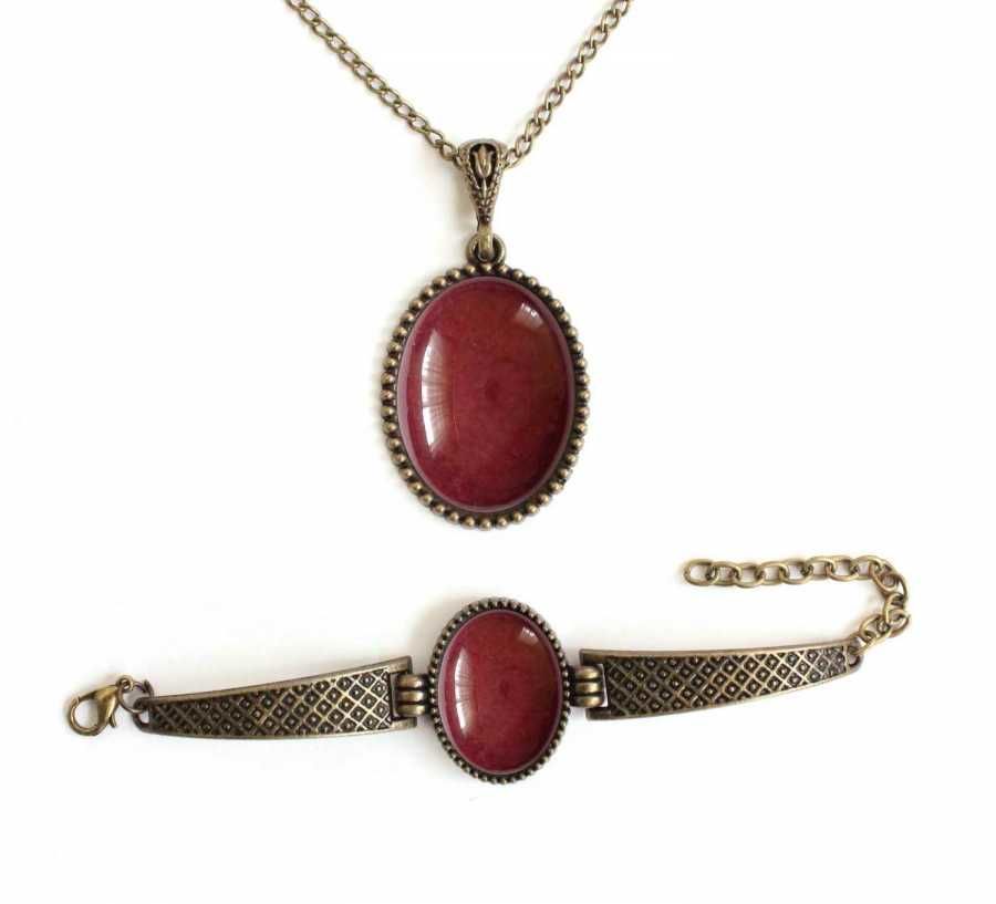 İlbay Çini Takı Kolye Bileklik Seti 2717DS301