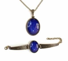 İlbay Çini Takı Kolye Bileklik Seti 2717DS306